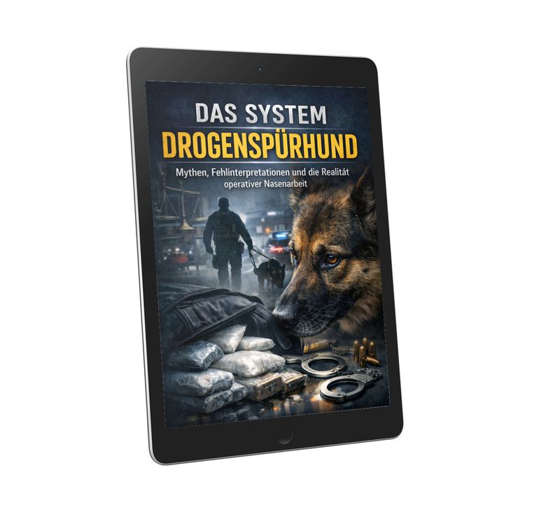 🇩🇪 DAS SYSTEM DROGENSPÜRHUND - eBook Mythen, Fehlinterpretationen und die Realität operativer Nasenarbeit