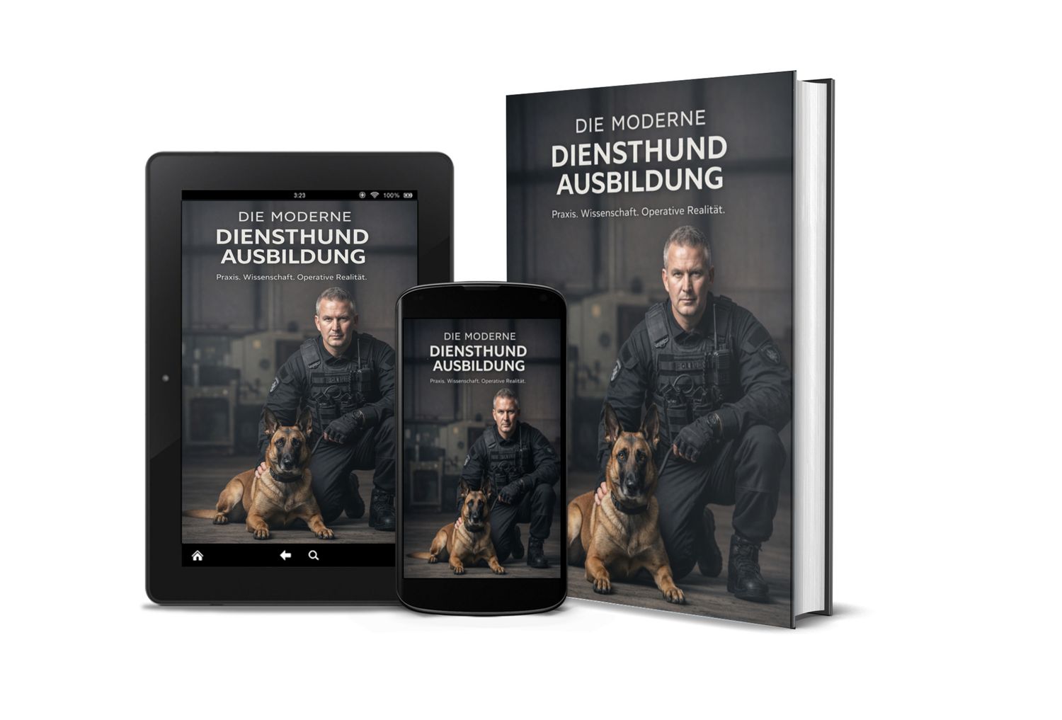 🇩🇪 DIE MODERNE DIENSTHUND-AUSBILDUNG  Praxis. Wissenschaft. Operative Realität. - Hardcover + Bonus eBook