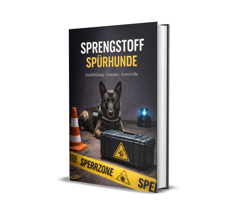 🇩🇪 SPRENGSTOFFSPÜRHUNDE - Ausbildung · Einsatz · Kontrolle Ein internationales Fachbuch für operative K9-Systeme - Hardcover