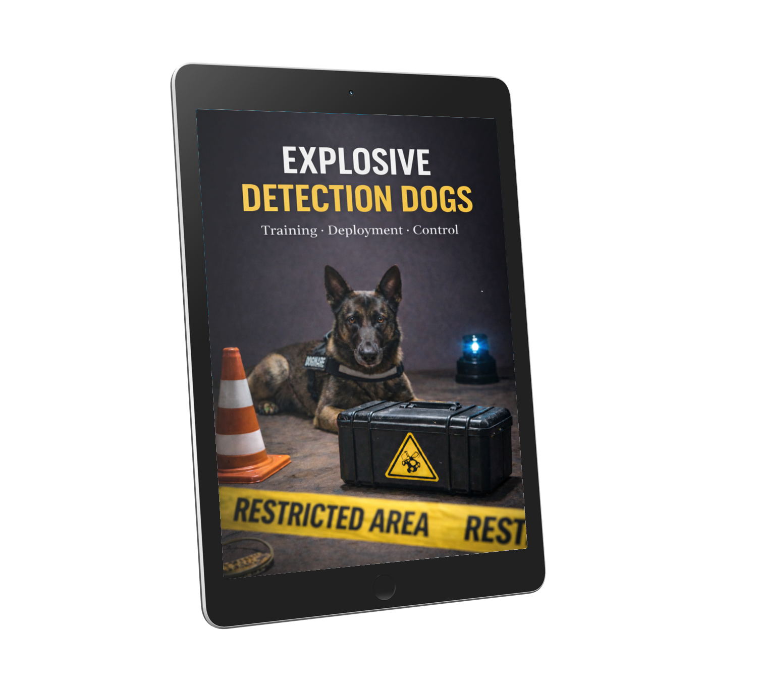 🇬🇧🇺🇸 EXPLOSIVES DETECTION DOGS Training · Deployment · Control - eBook