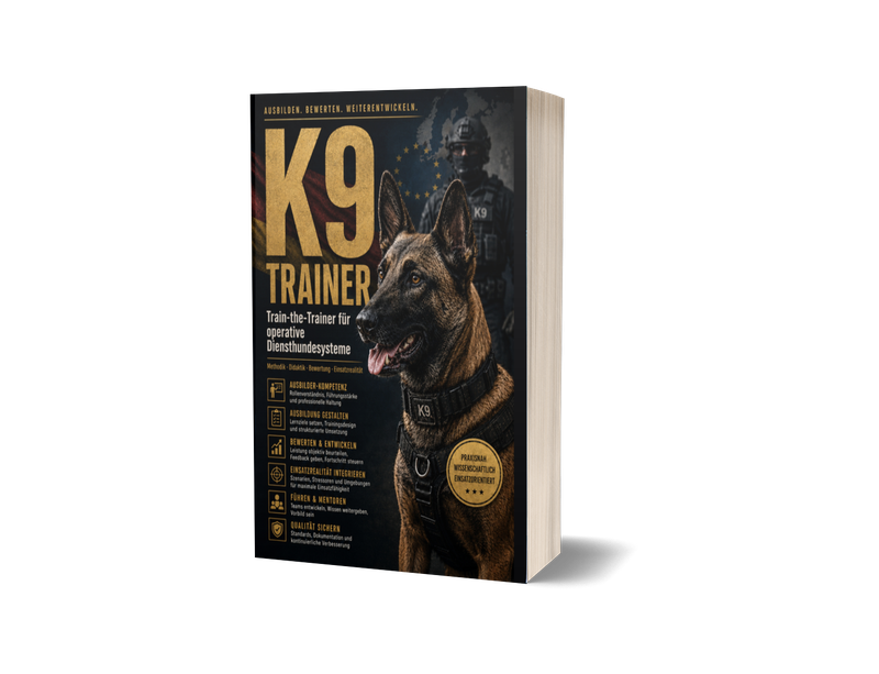 🇩🇪 K9 TRAINER - Train-the-Trainer für operative Diensthundesysteme - Softcover
