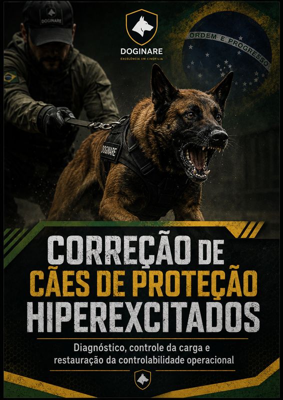 🇧🇷 🇵🇹 CORREÇÃO DE CÃES DE PROTEÇÃO HIPEREXCITADOS Diagnóstico, controle da carga e restauração da controlabilidade operacional - Softcover 🇧🇷 🇵🇹 CORREÇÃO DE CÃES DE PROTEÇÃO HIPEREXCITADOS Diagnóstico, controle da carga e restauração da controlabilidade operacional - Softcover