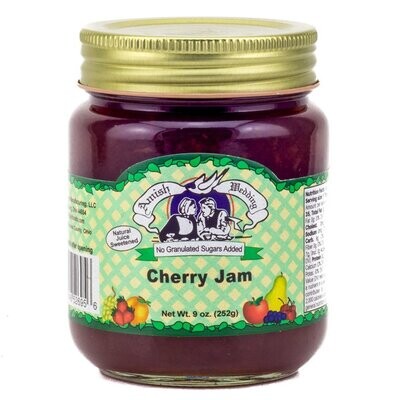Amish Wedding Naturally Juice Sweetened Cherry Jam 9oz