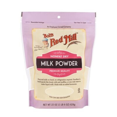 Bob&#39;s Red Mill Nonfat Dry Milk Powder 22 OZ