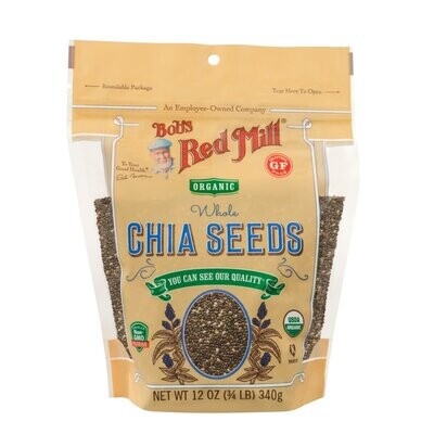 Bob&#39;s Red Mill Gluten Free Organic Chia Seeds 12 OZ