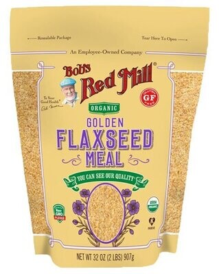 Bob&#39;s Red Mill Gluten Free Organic Golden Flaxseed Meal 32 OZ