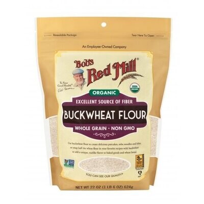 Bob&#39;s Red Mill Organic Buckwheat Flour 22 OZ