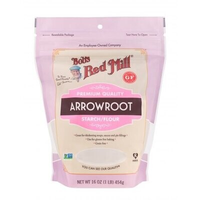 Bob&#39;s Red Mill Gluten Free Arrowroot Starch Flour 16 OZ
