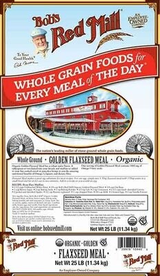 Bob&#39;s Red Mill Gluten Free Golden Flax Seed Meal 25#