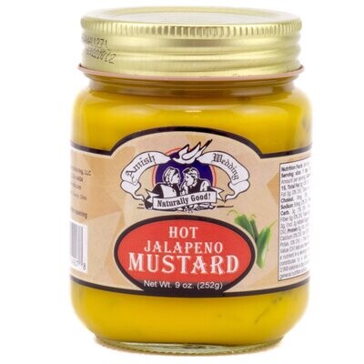 Amish Wedding Hot Jalapeno Mustard 9oz