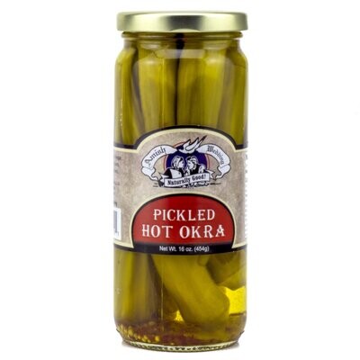 Amish Wedding Hot Pickled Okra