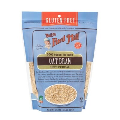 Bob's Red Mill Gluten Free Oat Bran Hot Cereal 16 OZ