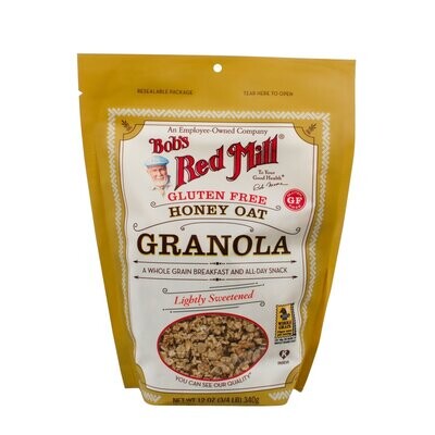 Bob&#39;s Red Mill Gluten Free Honey Oat Granola 12 OZ