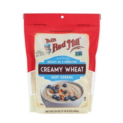 Bob&#39;s Red Mill Wheat Farina Hot Cream Cereal 24 OZ