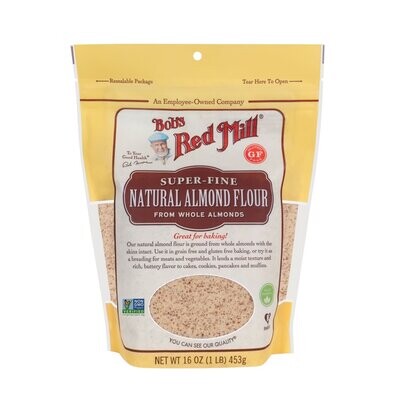 Bob&#39;s Red Mill Gluten Free Fine Natural Almond Flour 16 OZ