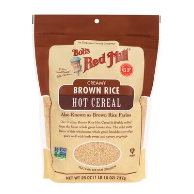 Bob&#39;s Red Mill Brown Rice Farina Hot Cereal 26 OZ