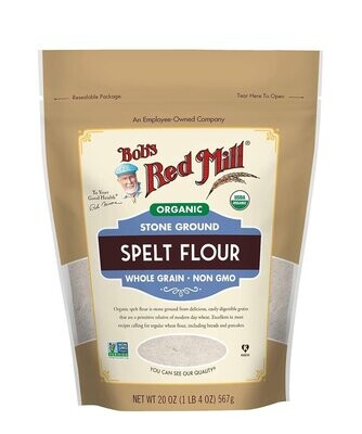 Bob&#39;s Red Mill Organic Spelt Flour 20 OZ