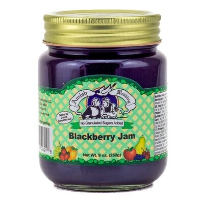 Amish Wedding Naturally Juice Sweetened Blackberry Jam 9oz