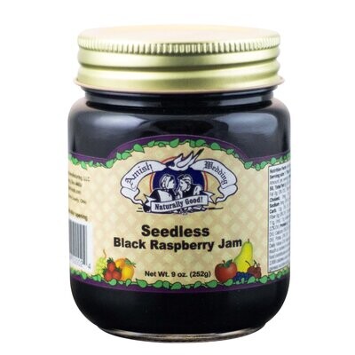Amish Wedding Seedless Black Raspberry Jam 9oz