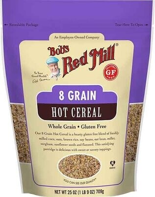 Bob&#39;s Red Mill Gluten Free 8-grain Hot Cereal 25 OZ