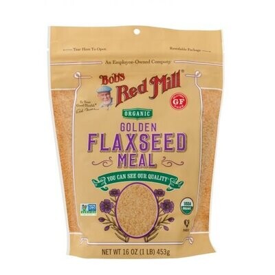 Bob&#39;s Red Mill Organic Golden Flaxseed Meal 16 OZ