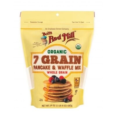 Bob&#39;s Red Mill 7 Grain Pancake &amp; Waffle Mix 24 OZ