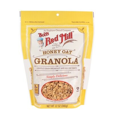 Bob's Red Mill Honey Oat Granola Cereal 12 OZ