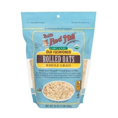 Bob&#39;s Red Mill Organic Old Fashioned Rolled Oats 16 OZ