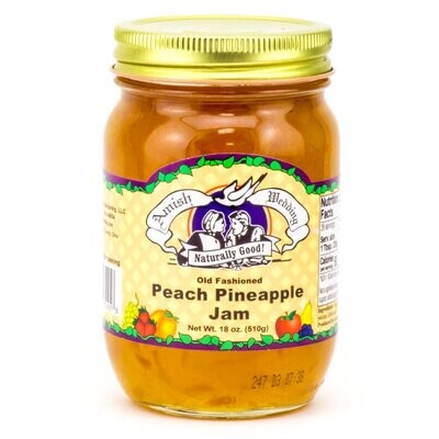 Amish Wedding Peach Pineapple Jam 18oz