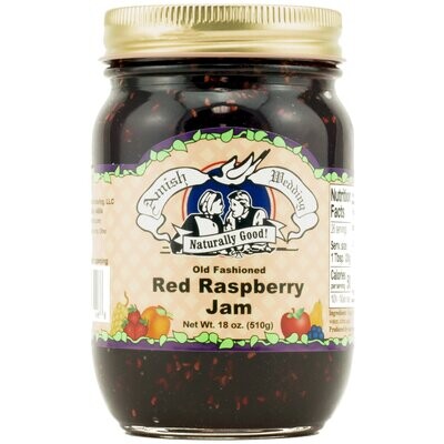 Amish Wedding Red Raspberry Jam 18oz