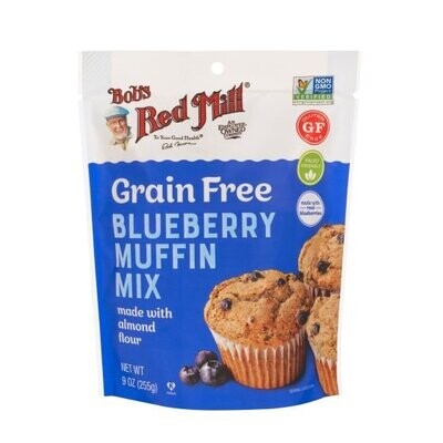 Bob&#39;s Red Mill Grain Free Blueberry Muffin Mix 9 OZ
