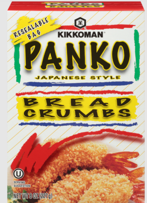 Kikkoman Panko Japanese Style Bread Crumbs 8oz BB 4-7-24