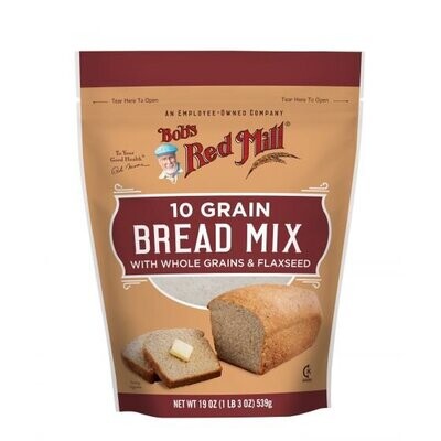 Bob&#39;s Red Mill 10 Grain Bread Mix 19 OZ