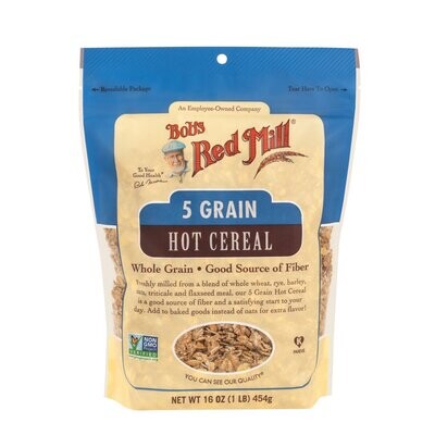Bob&#39;s Red Mill 5 Grain Hot Rolled Cereal 16 OZ
