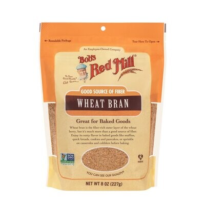 Bob&#39;s Red Mill Wheat Bran 8 OZ