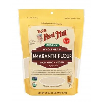 Bob&#39;s Red Mill Organic Amaranth Flour 18 OZ