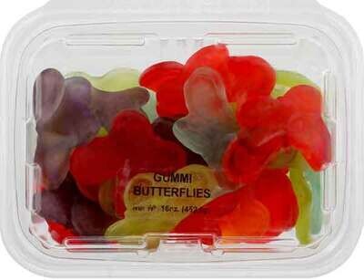 Gummi Butterfly Candy Tub 16 OZ.