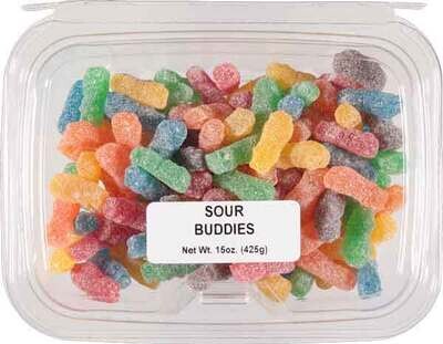 Sour Buddies Candy Tub 15 OZ
