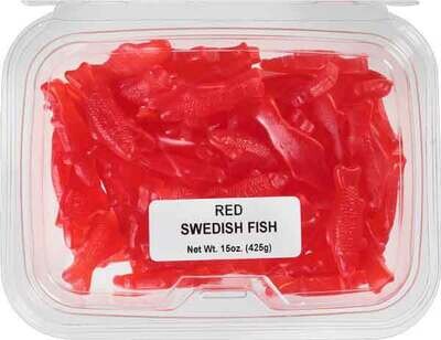 Ruby Red Candy Fish Tub 15 OZ