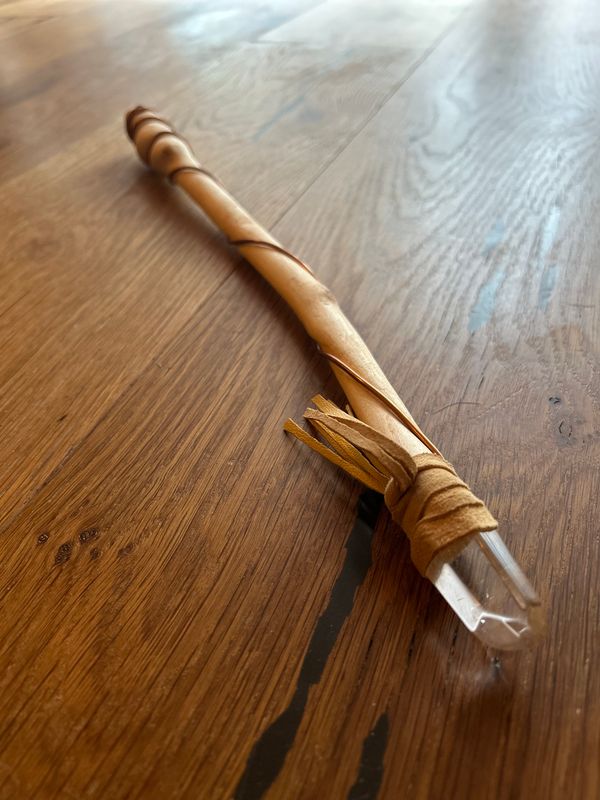 handgefertigter Zauberstab 01, Länge ca. 39cm