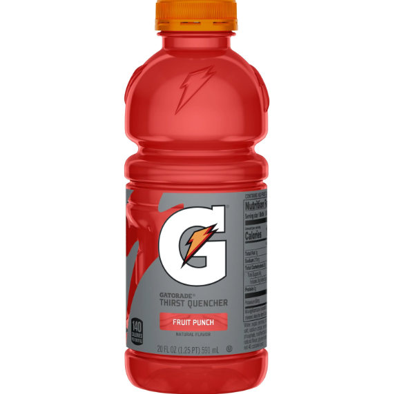 Gatorade Thirst Quencher, Fruit Punch, 20 fl oz Bottle