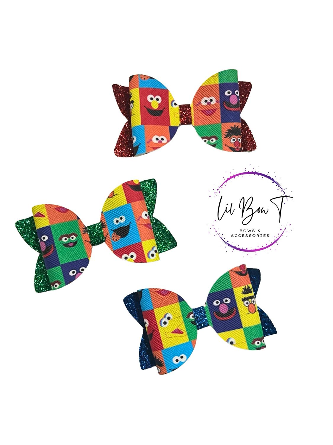 Sesame Street Inspired Bow