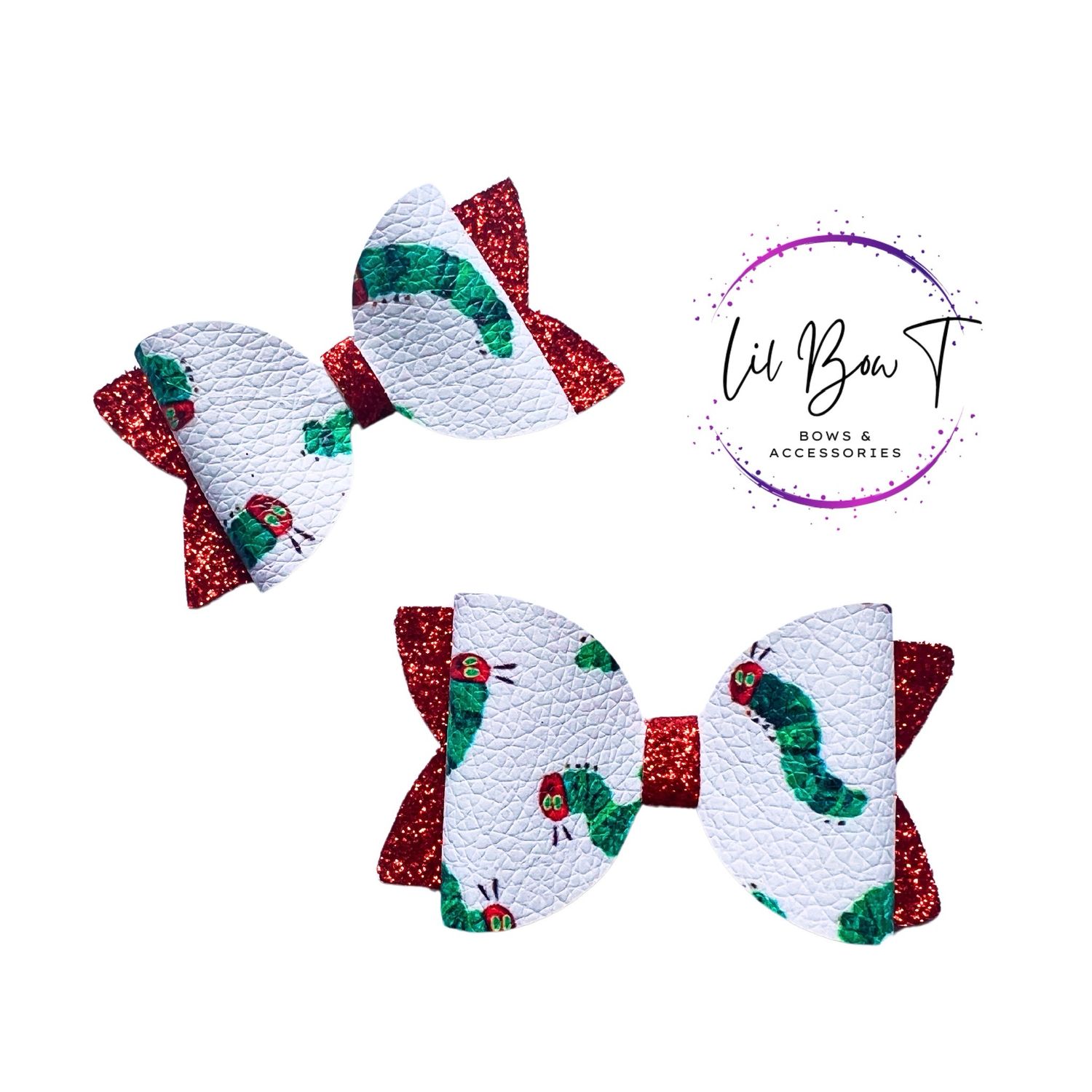 Hungry Caterpillar Inspired Bow