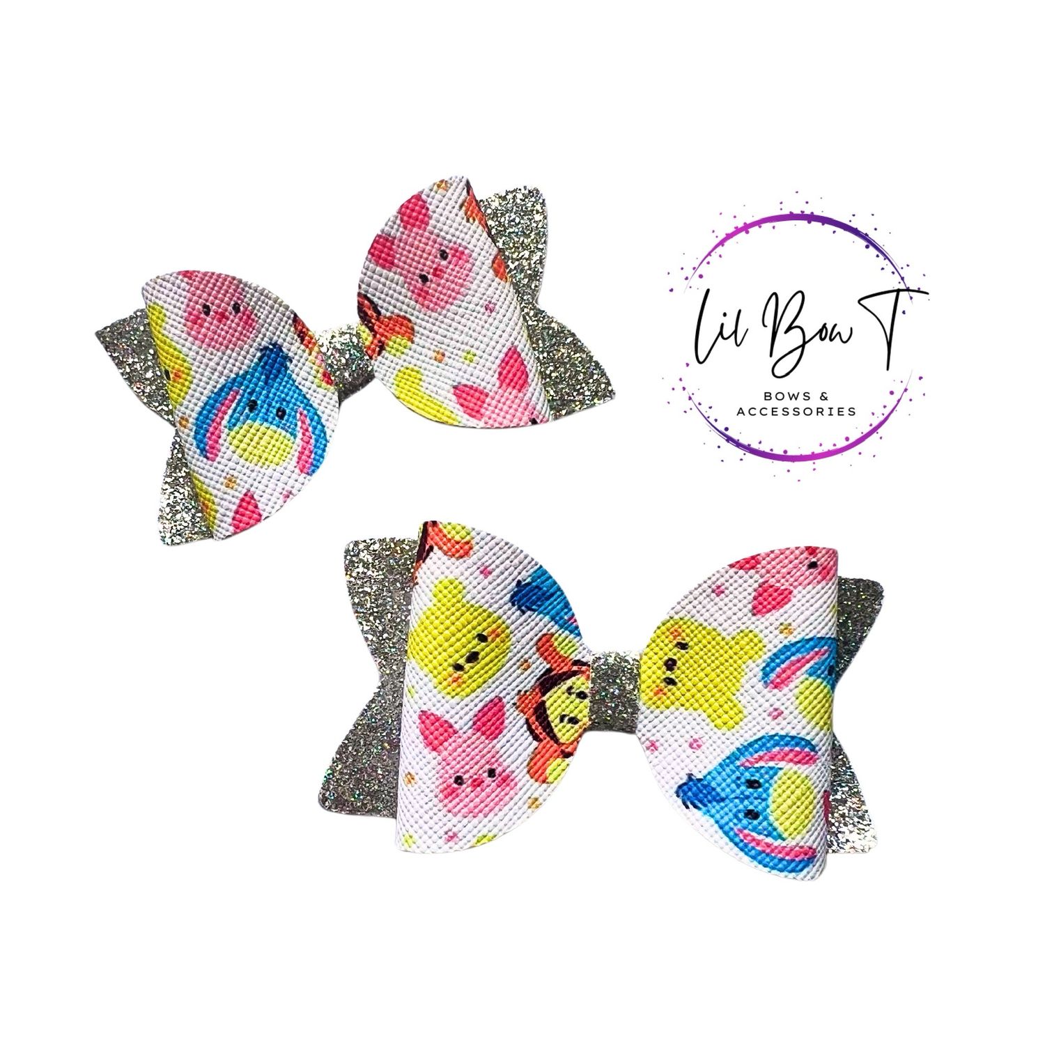 Winnie The Pooh Inspired Bow