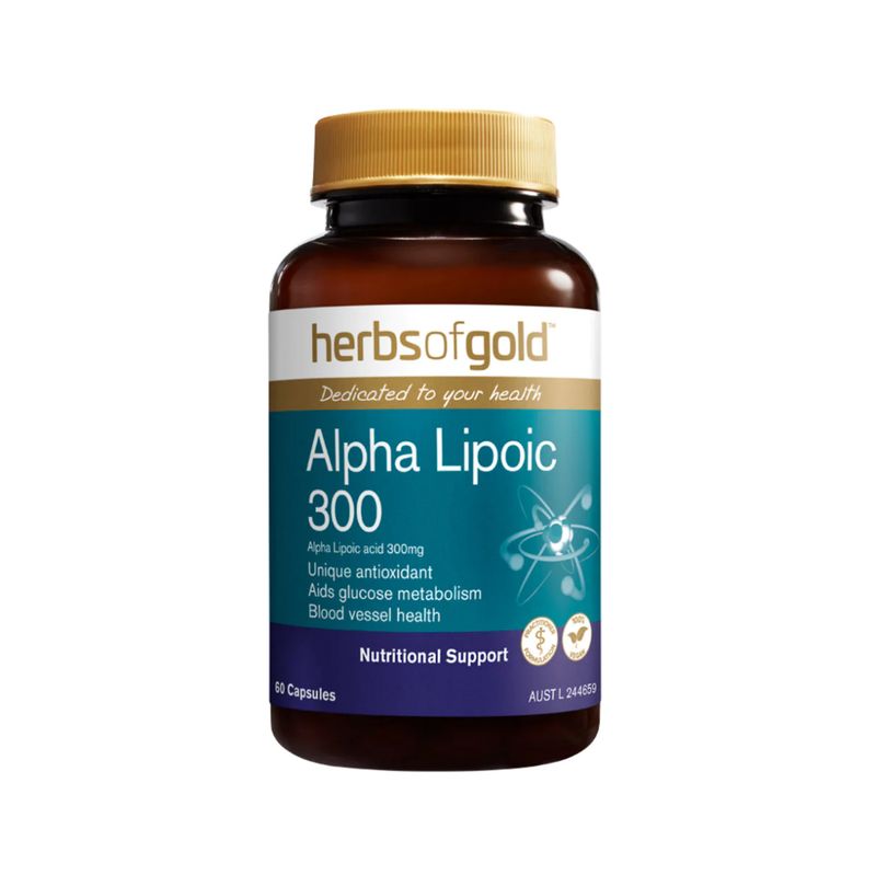 Herbs of Gold Alpha Lipoic 300
