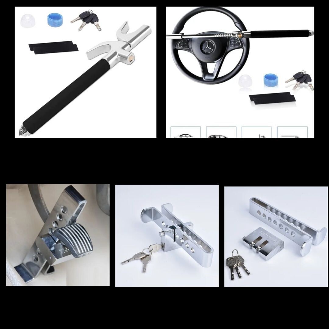 Pedal + wheel lock