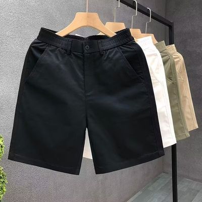All-match White Casual Shorts Men&#39;s Summer Thin Fifth Pants Men&#39;s Fashion Brand Fashion Straight Fashion Outdoor Fashion