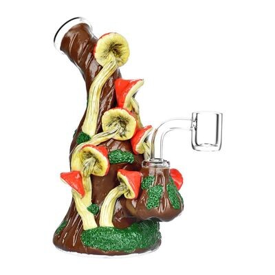 Mossy Forrest Mushroom Rig - 7&quot;
