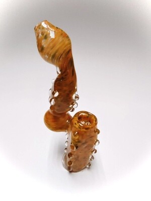 Bumpy Bubbler - orange swirl