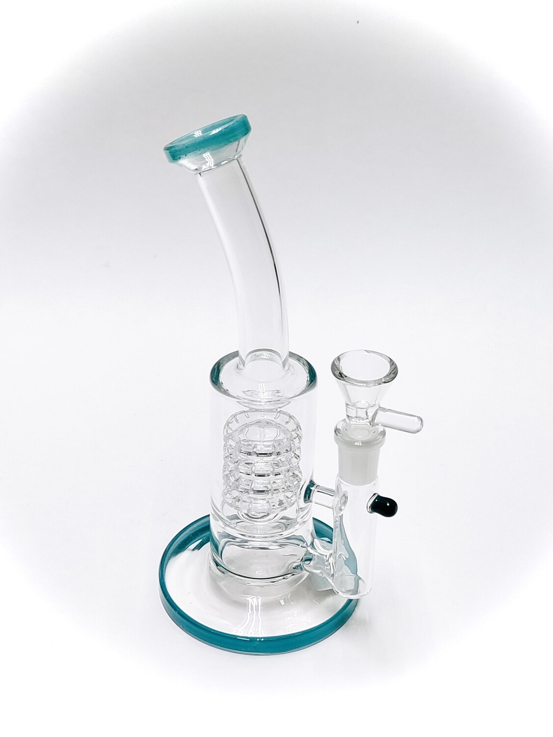 8&quot; Glass WP w/ Quad Diffuser - teal